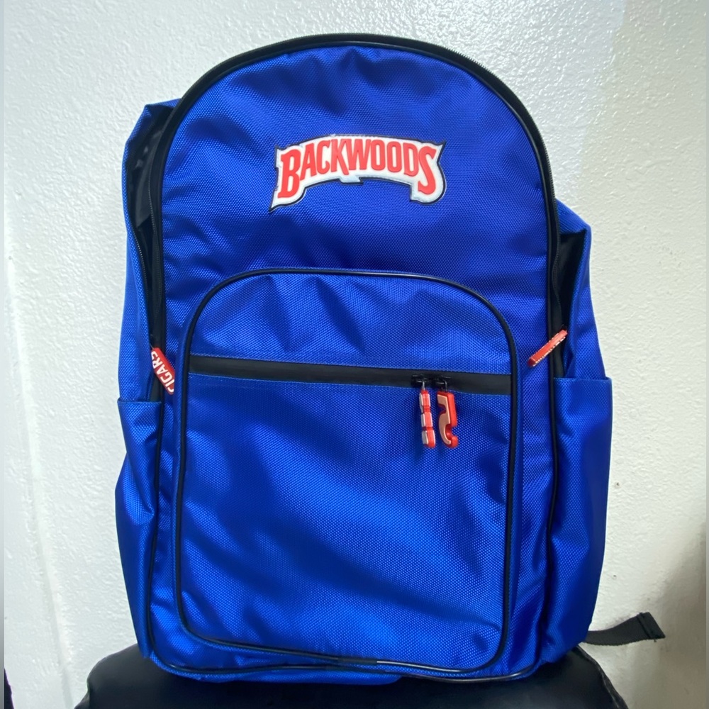 Backwoods blue large travel back pack. Brand new.